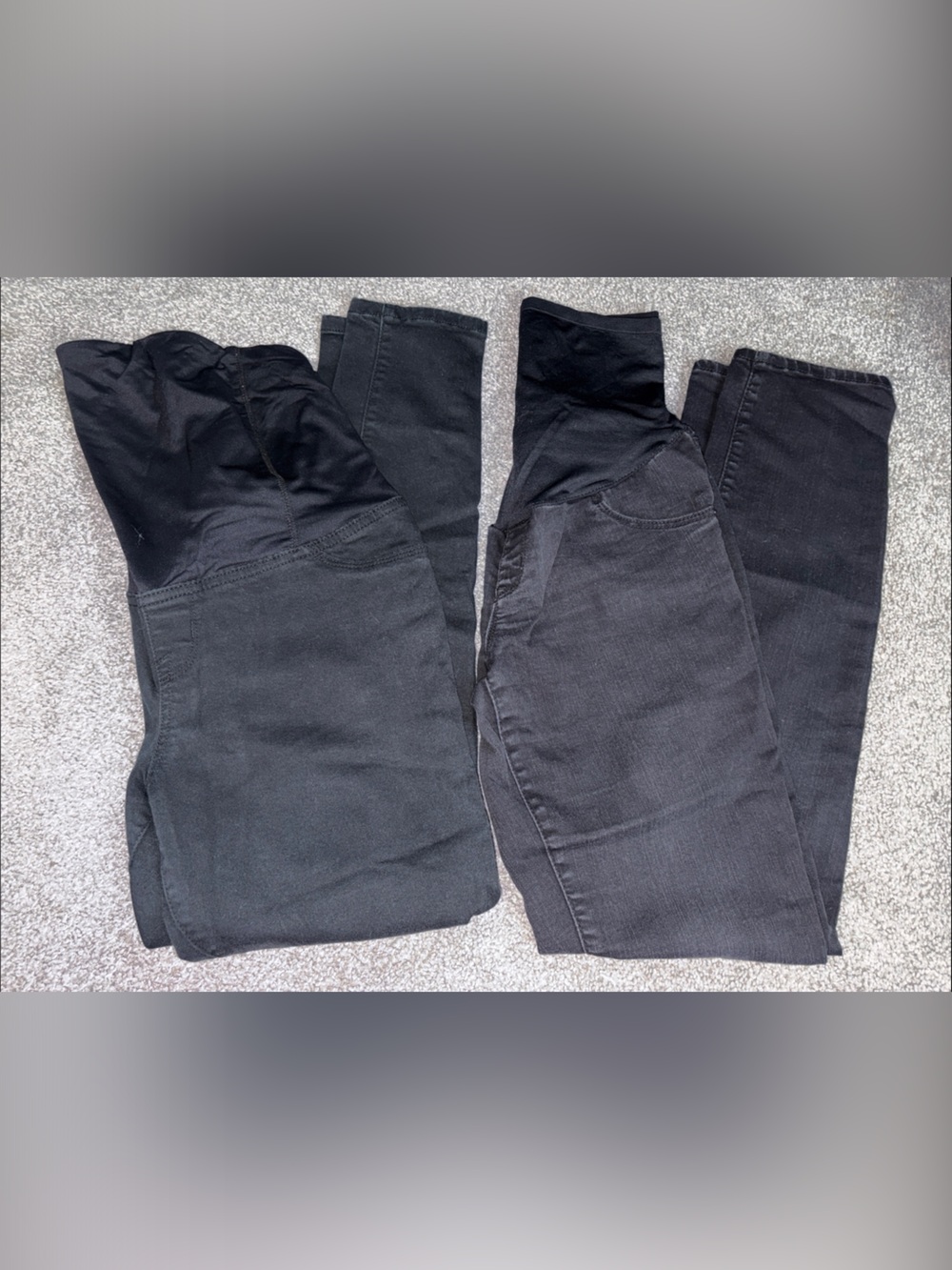 Black Women’s Maternity Skinny Jeans